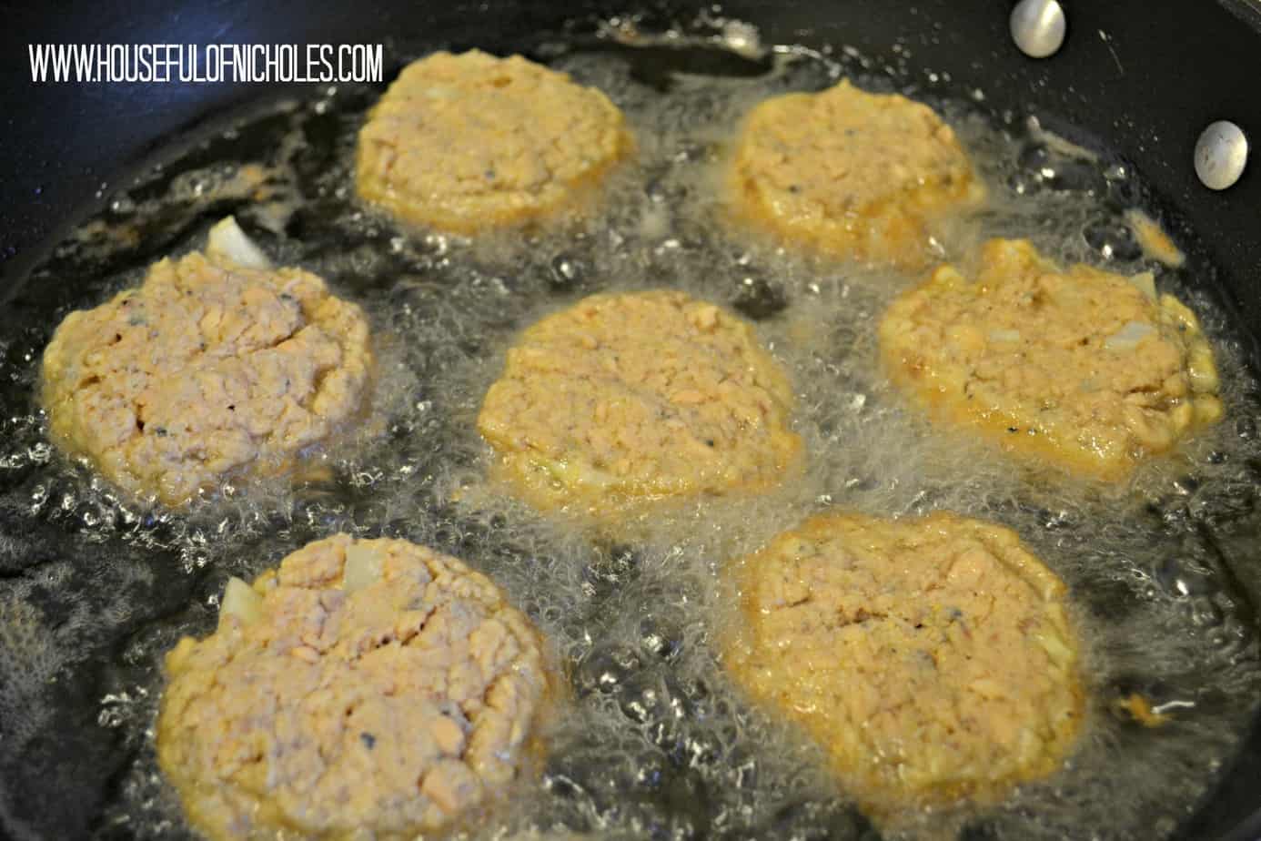 These easy to make salmon croquettes will be the hit of breakfast, lunch, brunch, or dinner. Paired with rice or grits - they're sure to be a regular in your household. 