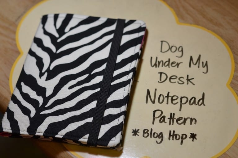 Dog Under My Desk Notepad Pattern