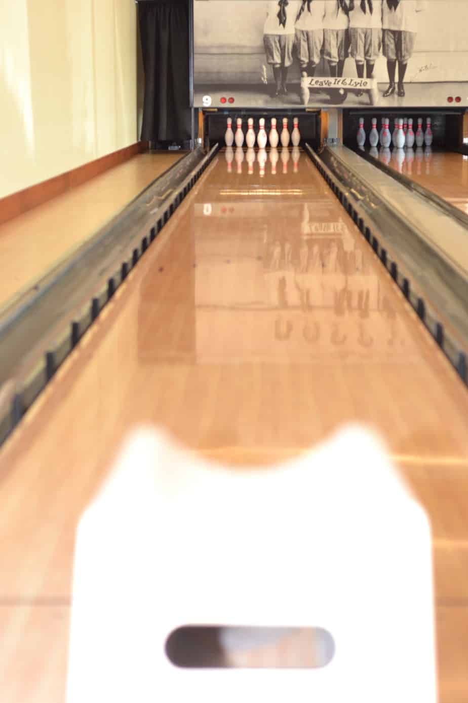 Pinstripes Mom & Tot bowling. 