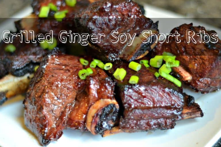 Grilled Ginger Soy Short Ribs
