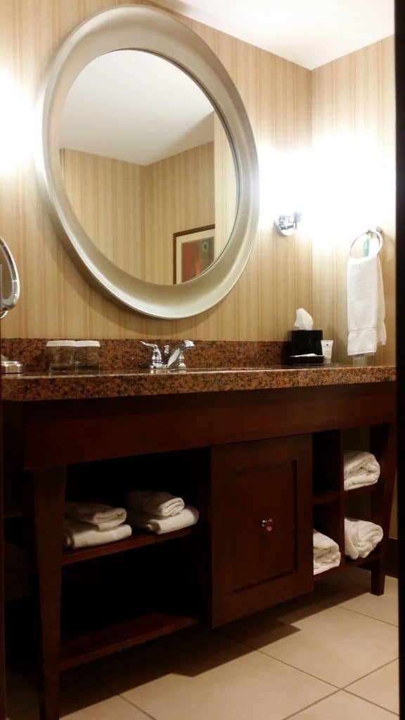 Crown Point Plaza Milwaukee West King Bathroom