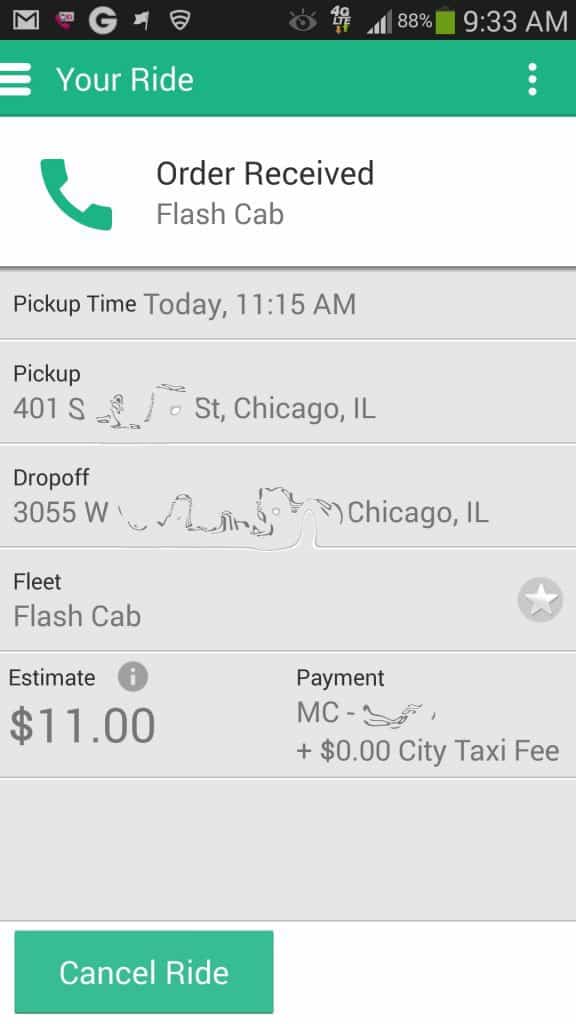 Curb Taxi App  - Available In Many Major Cities 