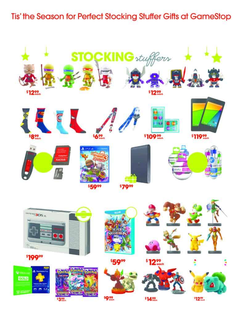 GameStop Holiday Stocking Stuffers