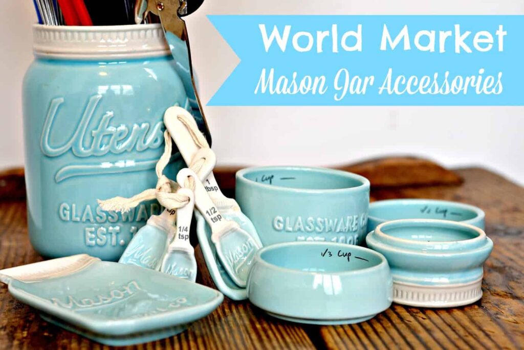 World Market Kitchen Accessories - Vintage Mason Jars