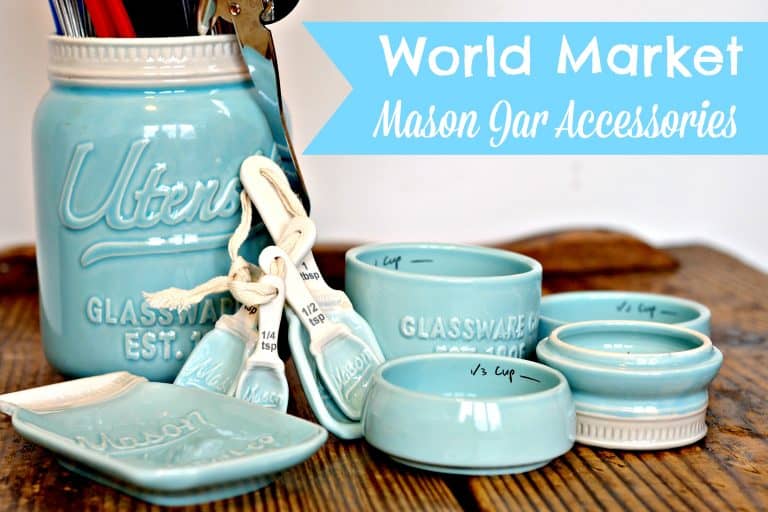 World Market Kitchen Accessories - Vintage Mason Jars