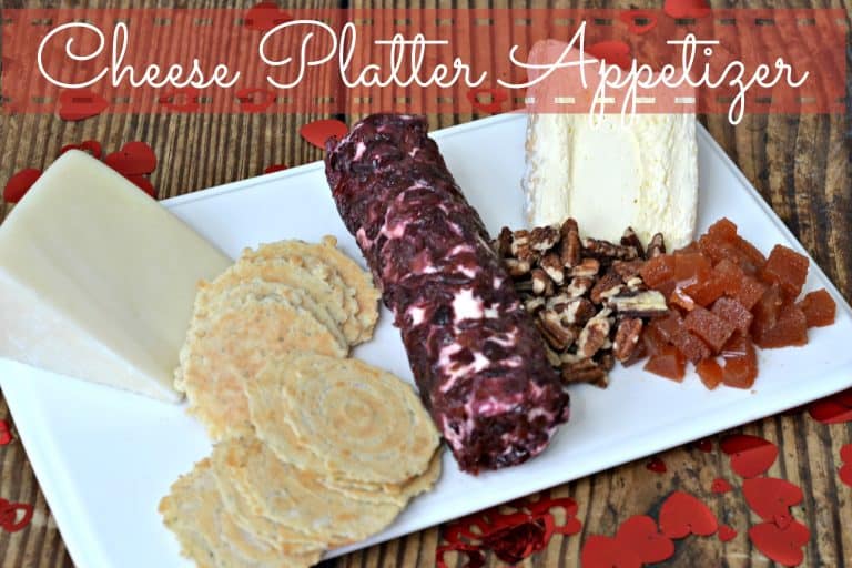 Valentine's Day Dinner Cheese Platter