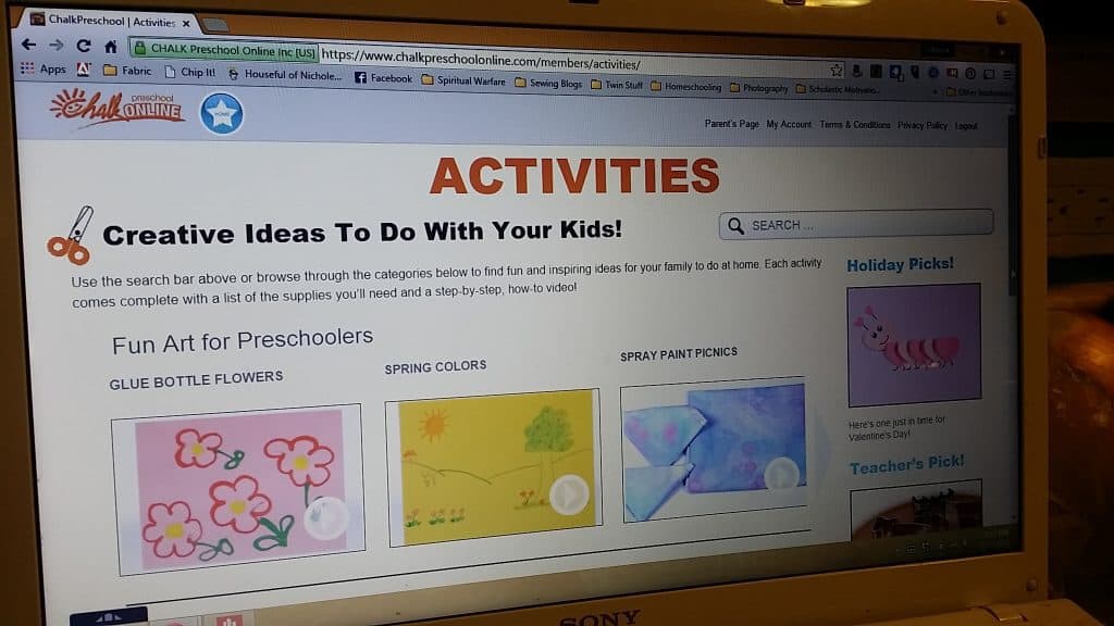Chalk Preschool Online