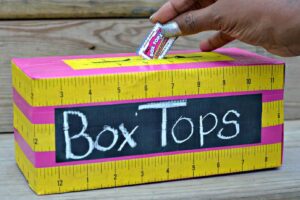 Box Tops Collection Bin