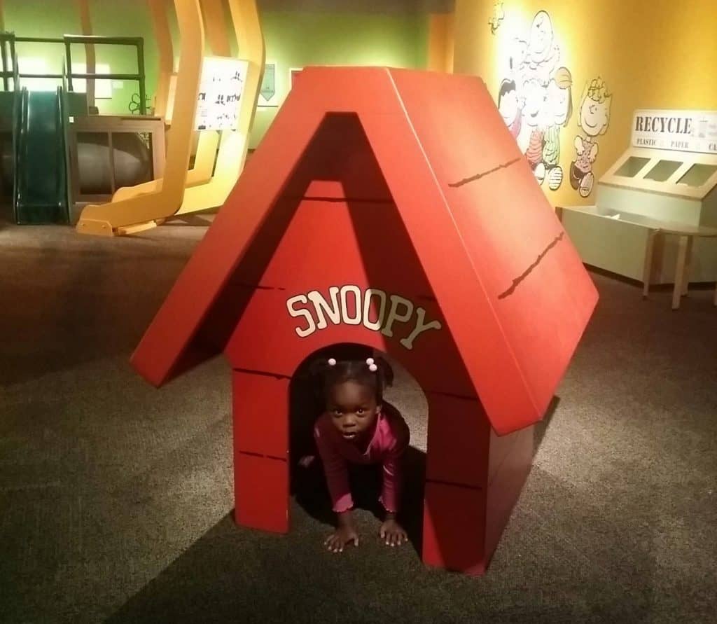 Lil Miss Twizzler checking out Snoopys digs.