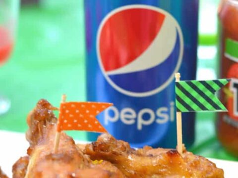 Pepsi™ Glazed Chicken Wings