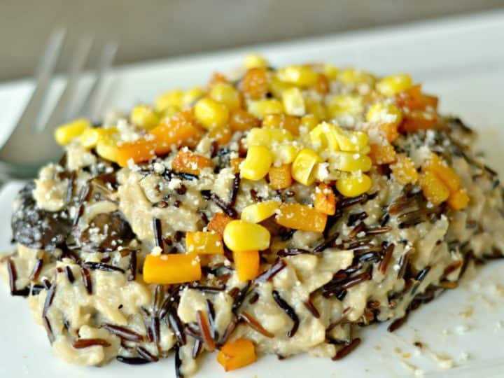 Corn and Butternut Squash Risotto