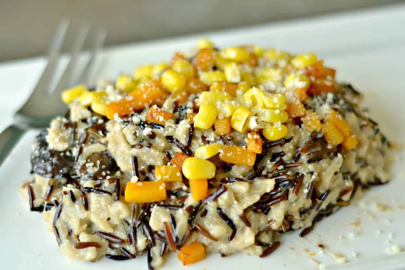 Corn and Butternut Squash Risotto