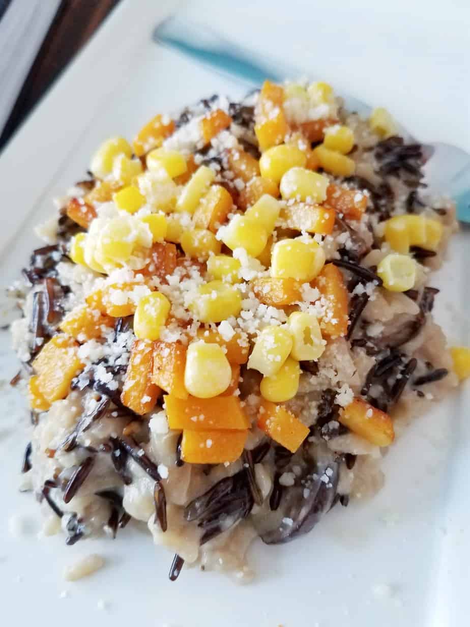 Corn and Butternut Squash Risotto