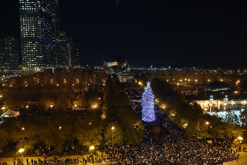 Chicago's 103rd Christmas Tree Lighting Ceremony 