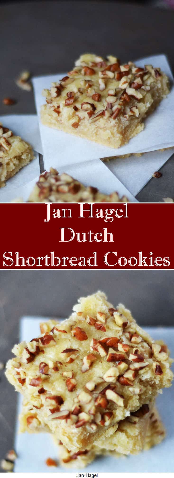 Jan Hagel Dutch Shortbread - a buttery cookie perfect for cookie exchanges for the holidays #HousefulOfCookies 