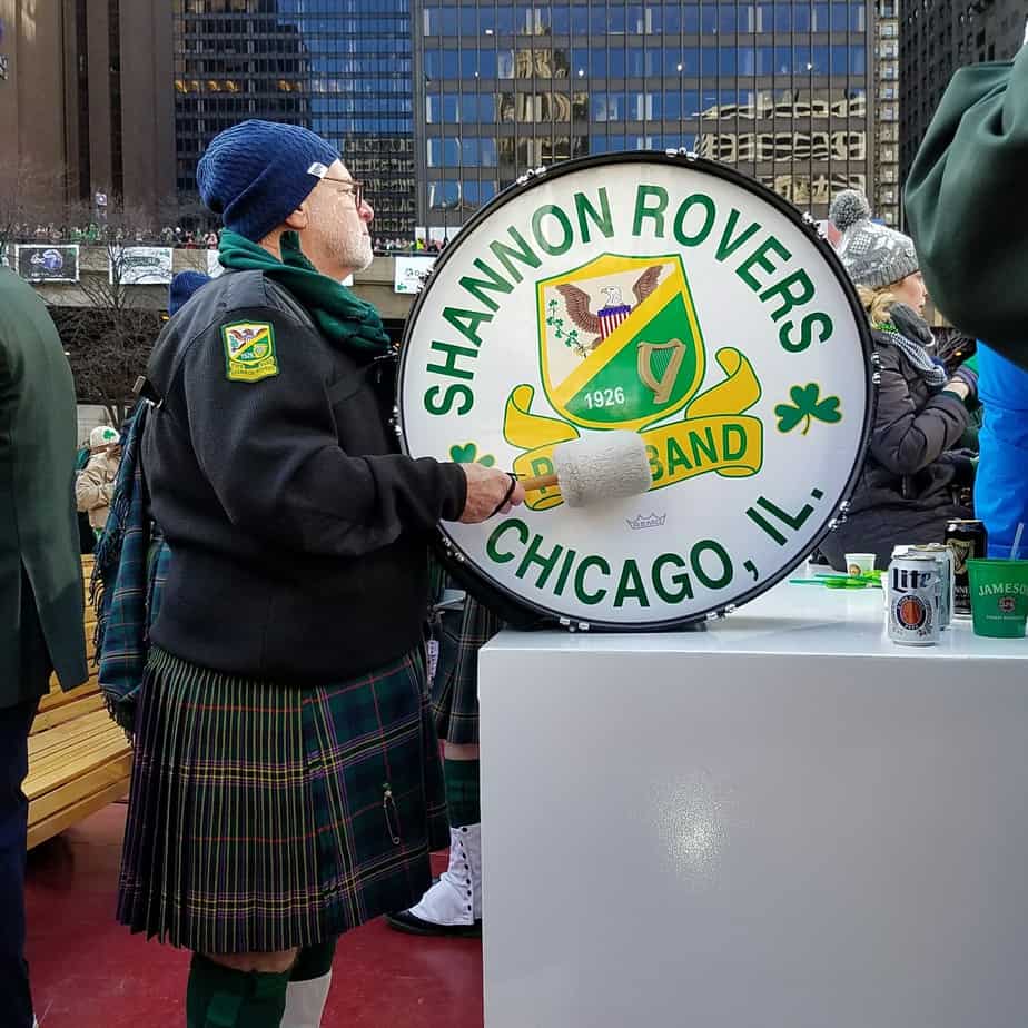 Dyeing the Chicago River Green 