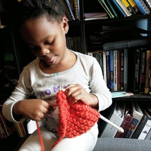 Learning to Knit With JoAnn Fabric