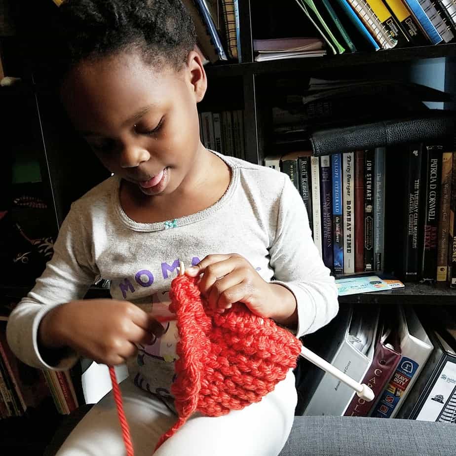 Learning to Knit With JoAnn Fabric