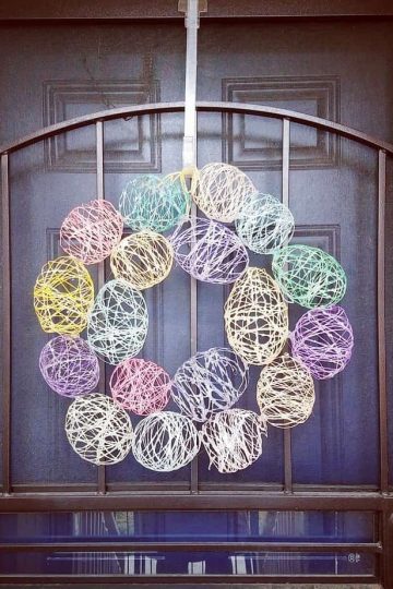 Easter Egg Wreath