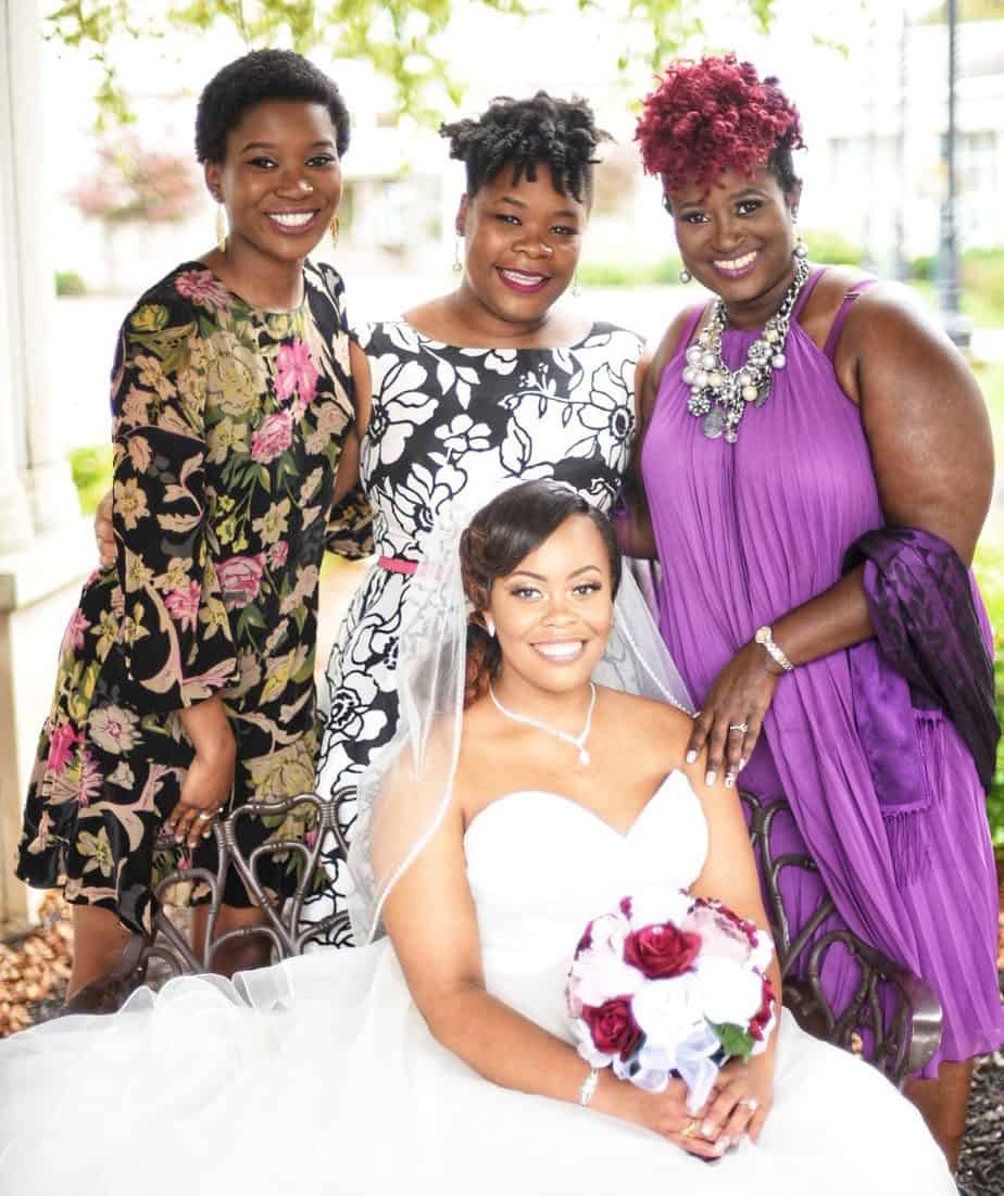 Cousins at a wedding