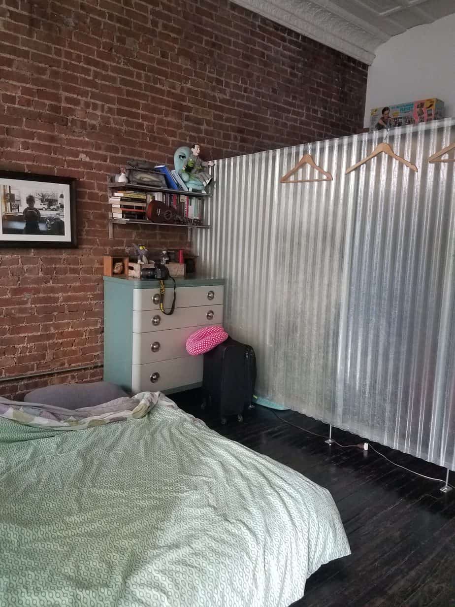 Bedroom inside of Dumbo Airbnb