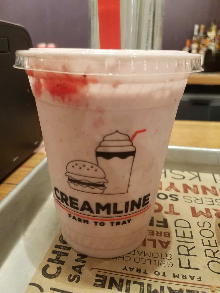 Creamline Strawberry Shake - Chelsea Market New York City 