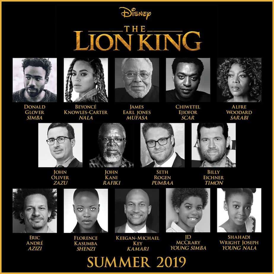 The Lion King Live Cast 