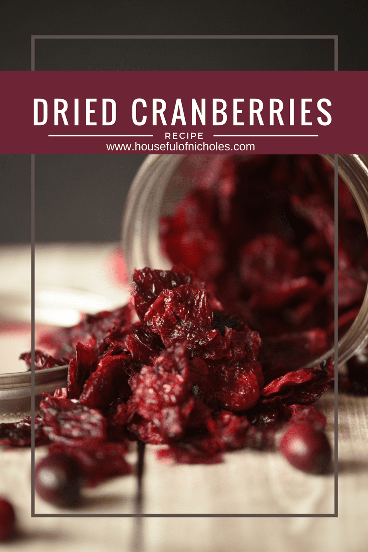 Oven-Dried Cranberries 