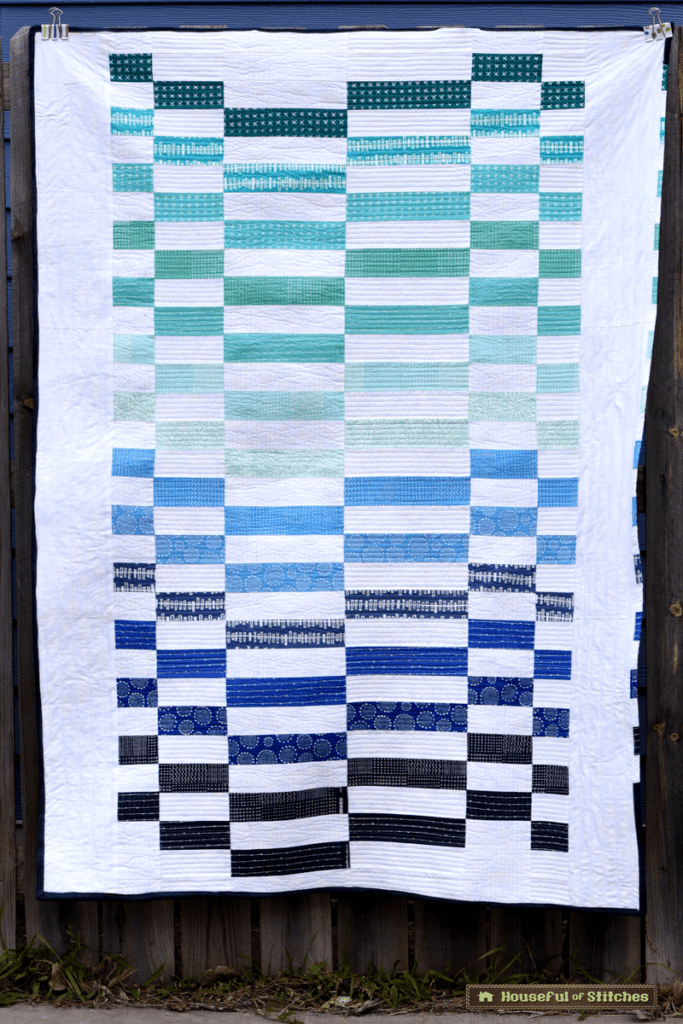 Staggered Quilt Pattern by The Night Quilter