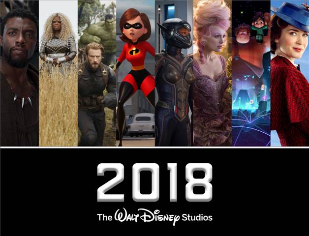 2018 Disney Movie Lineup