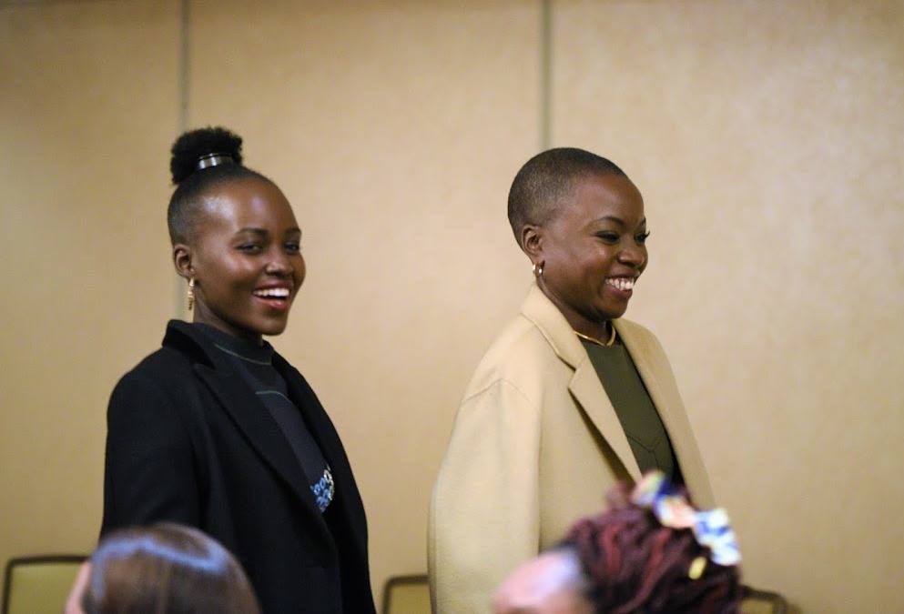 Black Panther's Danai Gurira and Lupita Nyong'o