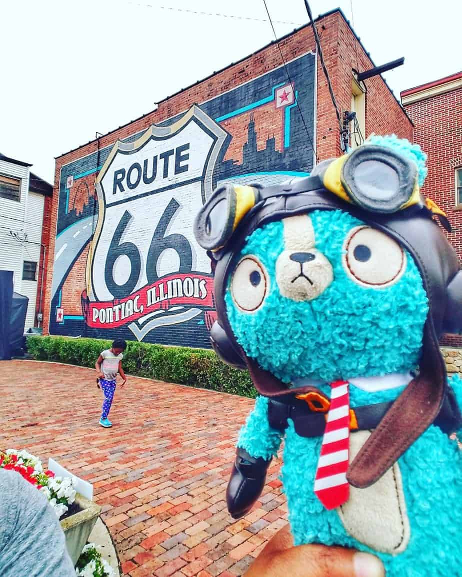 Traveling Route 66 - Pontiac, IL #trippinwithfamily