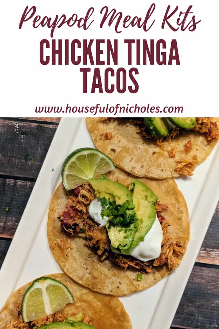 Chicken Tinga Tacos - Peapod Meal Kits