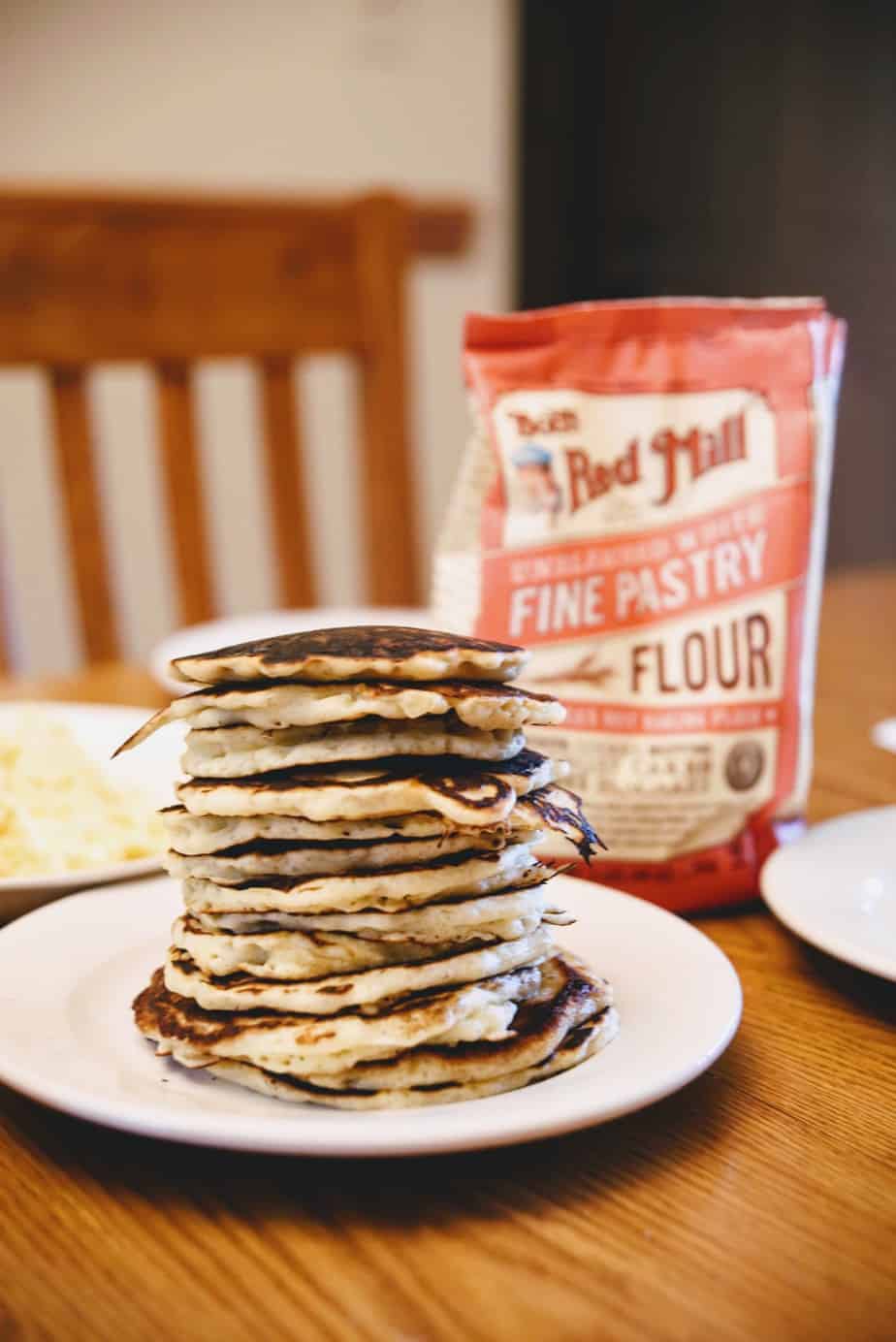 Have pancakes whenever you want with this homemade pancake mix. This mix serves up pancakes light and fluffy and perfect for Saturday morning breakfast. 