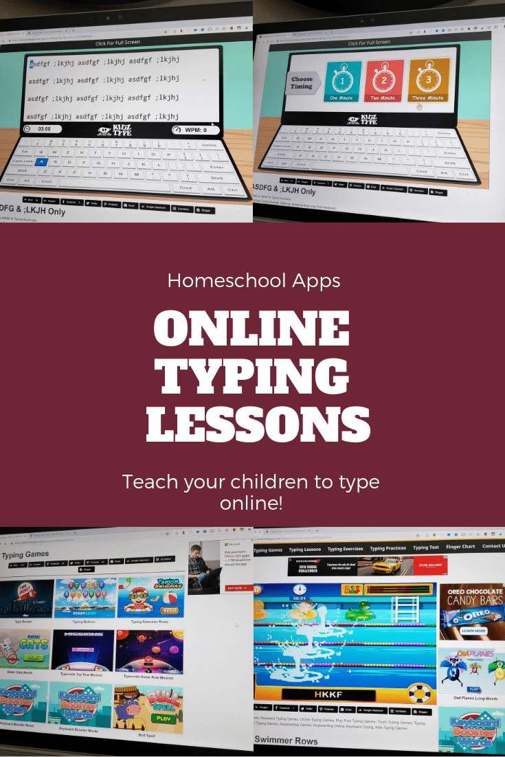 Teach your children to type online with Kidz Type online typing program.