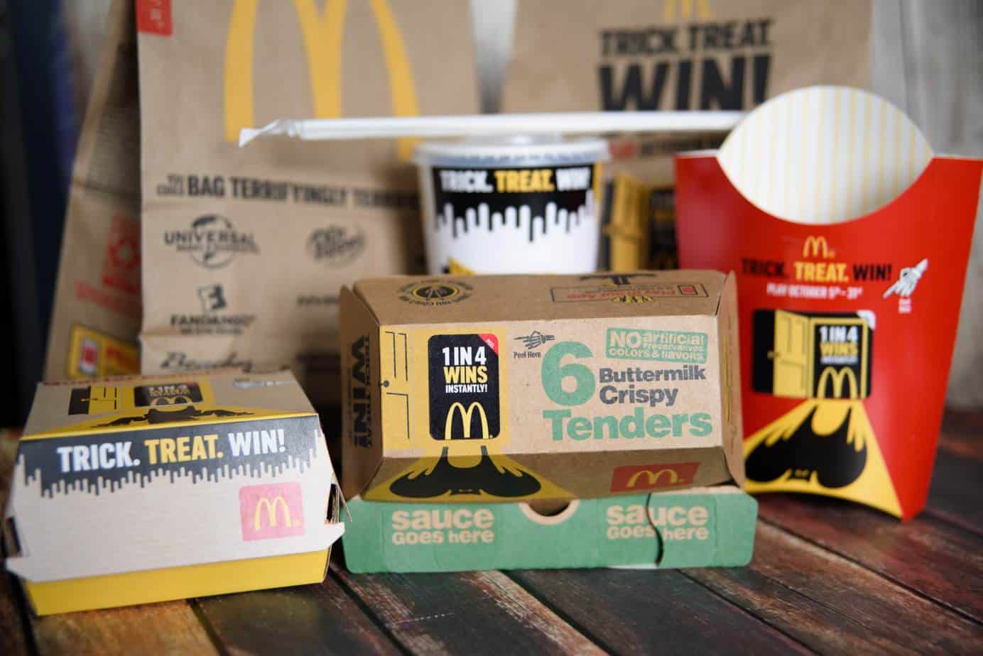 From October 5 - 31, play Trick. Treat. Win! at your local McDonald's to win prizes instantly!