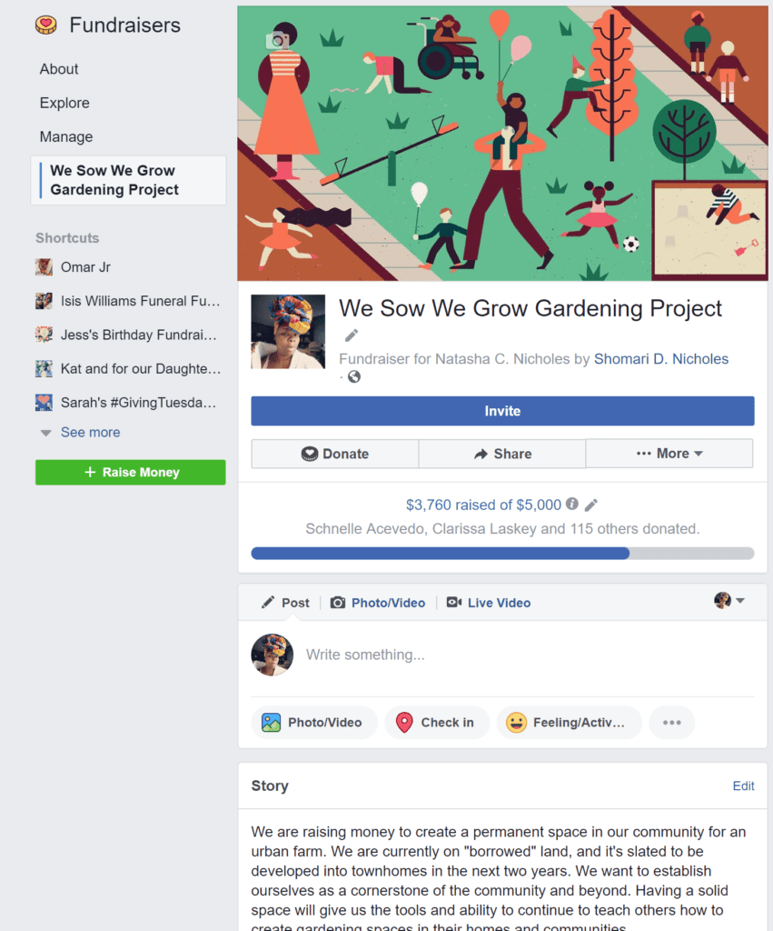 We Sow We Grow Fundraiser