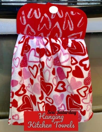 Homestead Blog Hop Feature - Hanging Kitchen Towels Tutorial