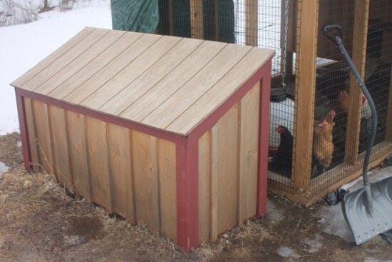Homestead Blog Hop Feature - the bin or storage at your chicken coop
