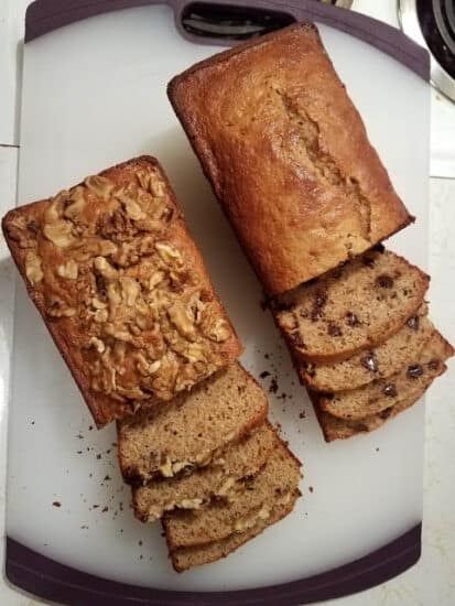 Homestead Blog Hop Feature - Whole Wheat Cream Cheese Banana Bread