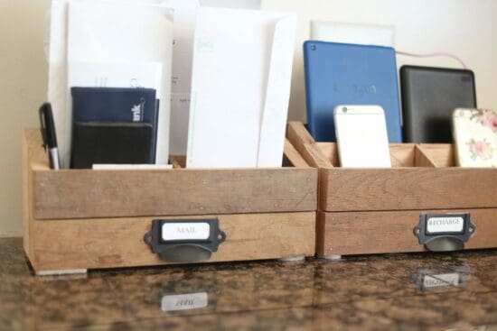 homestead Blog Hop Feature - How to Make a Custom Charging Station