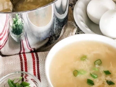 Image for SUPER Easy & Delicious Egg Drop Soup Recipe