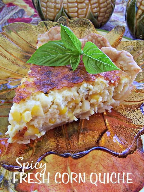 Homestead Blog Hop Feature - Spicy Fresh Corn Quiche