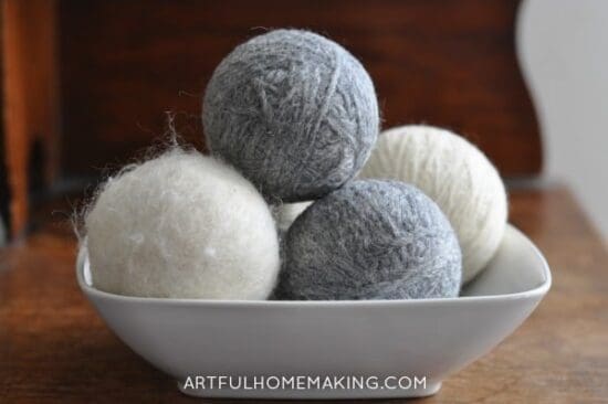 Homestead Blog Hop Feature - DIY Homemade Wool Dryer Balls