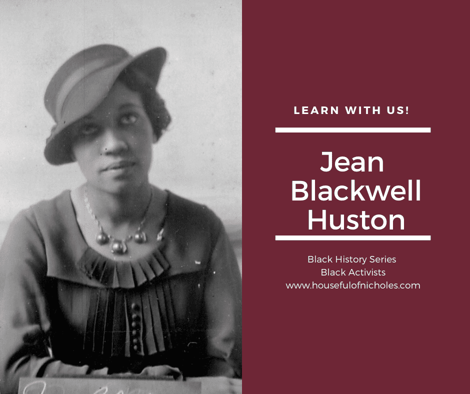 Jean Blackwell Huston - librarian, activist, teacher.