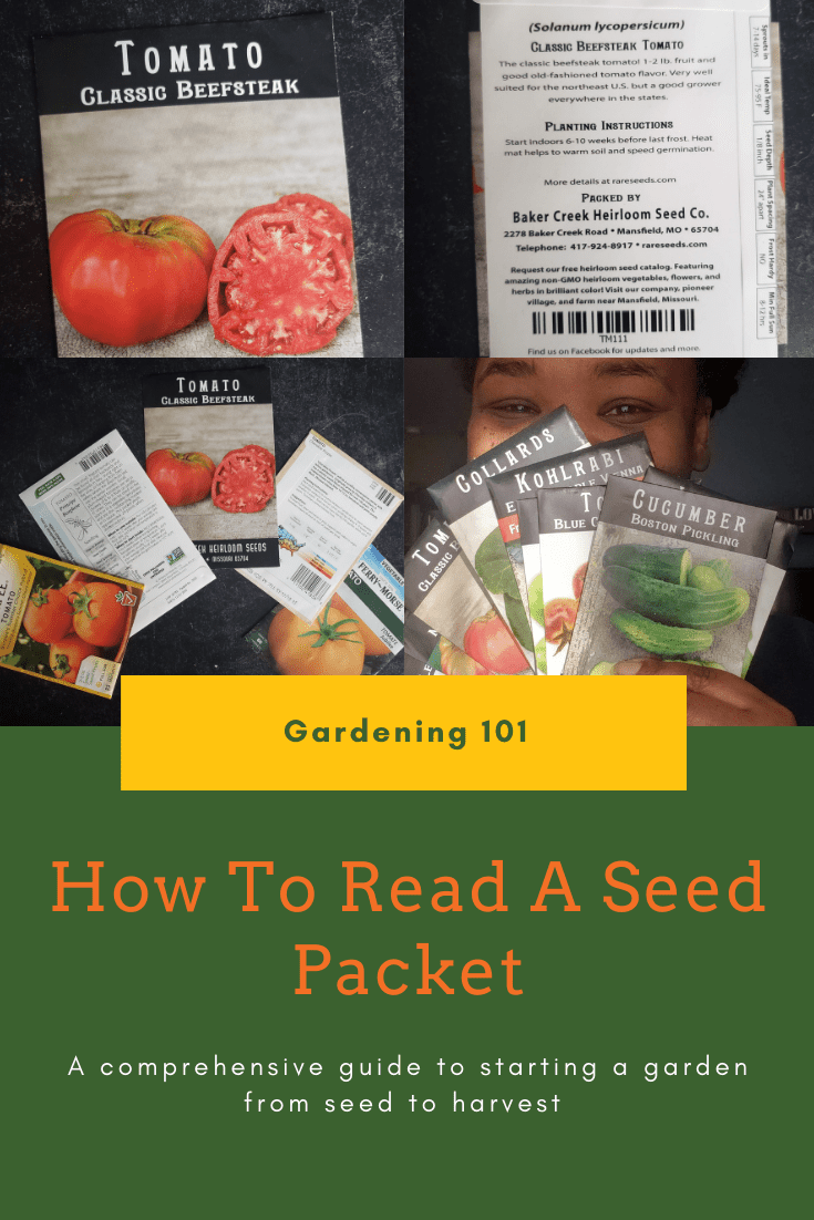 How To Read A Seed Packet