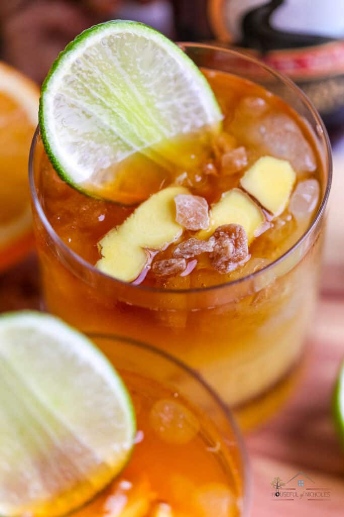 Dark and Stormy cocktail