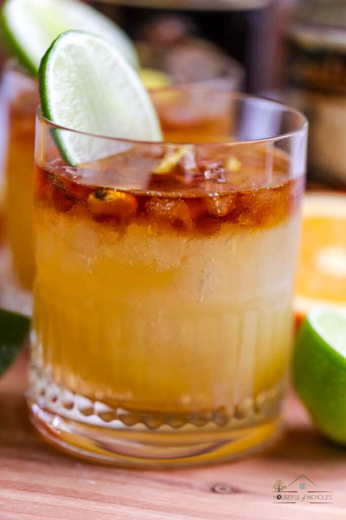 Dark and Stormy cocktail