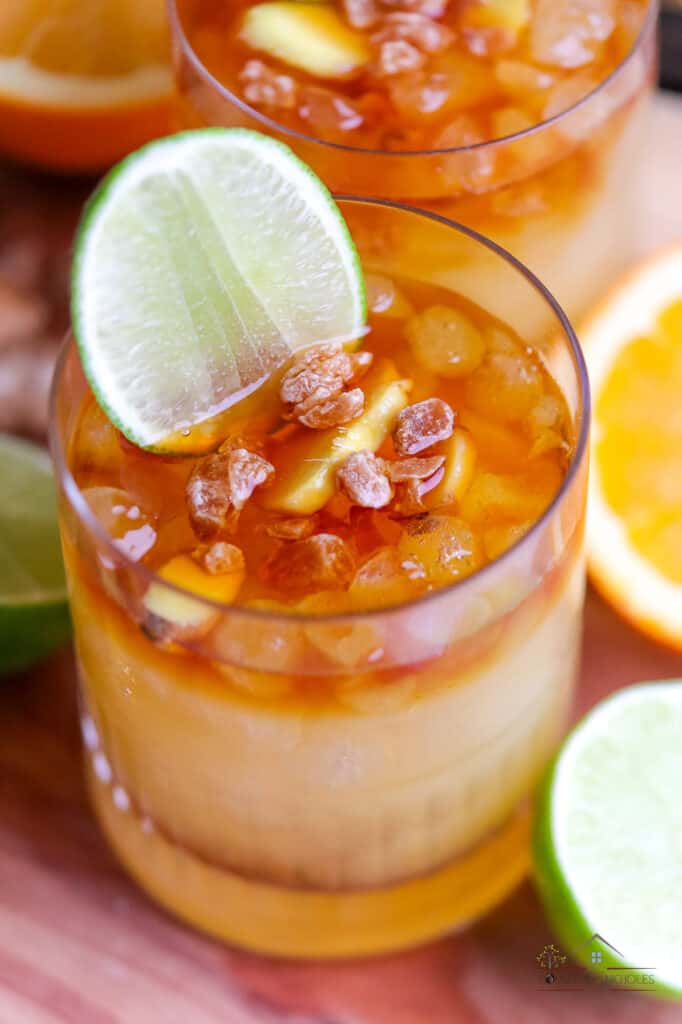 Dark and Stormy cocktail