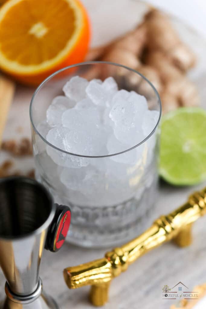 Dark and Stormy cocktail